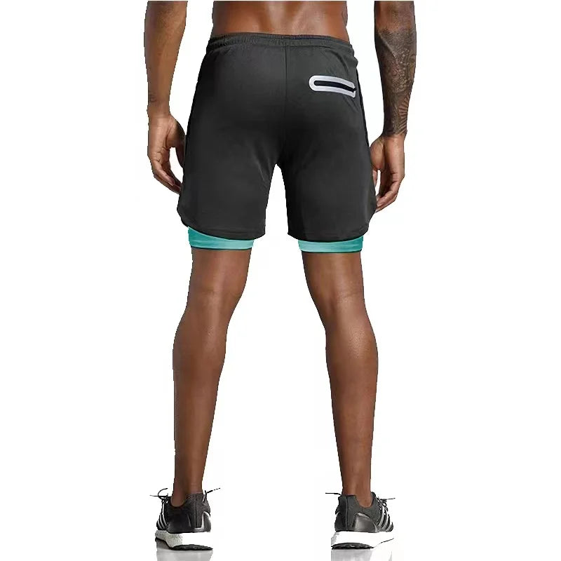Heren Hardloopshort met Dubbele Laag – Milan