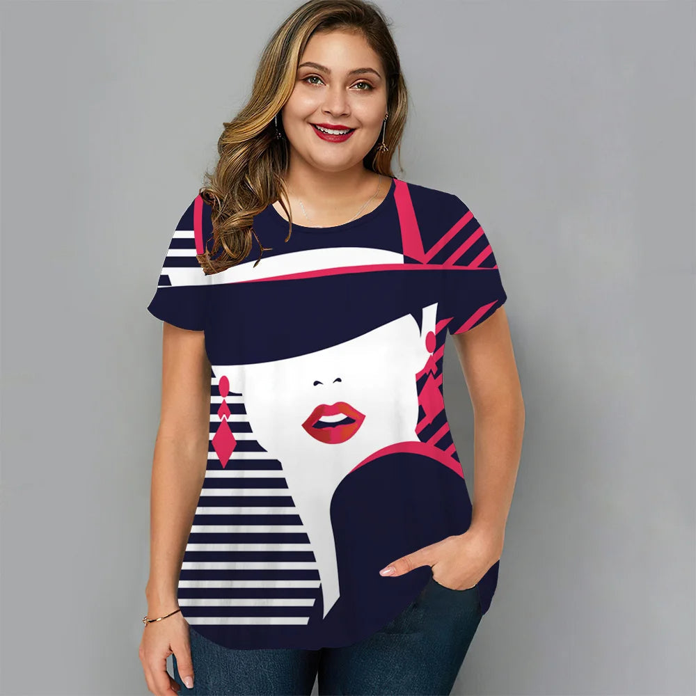 Sammy Jackson™ Maartje Plus-Size T-Shirt | Casual & Stijlvol