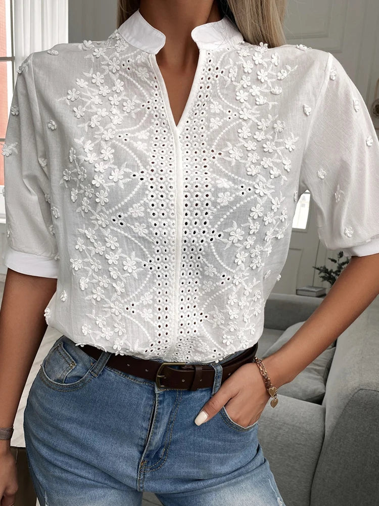 Sammy Jackson™ Wyndara Blouse | Charmant & Stijlvol