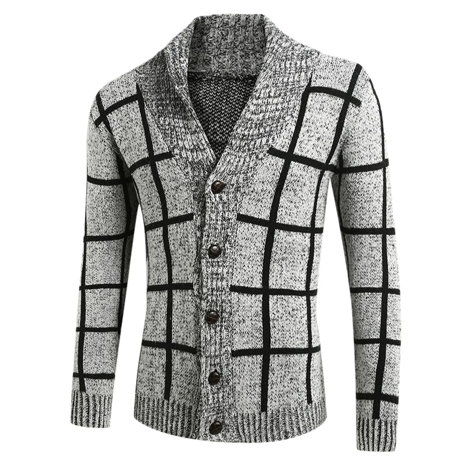 Sammy Jackson™ Jip Gebreid Vest | Trendy geruit vest voor elke gelegenheid