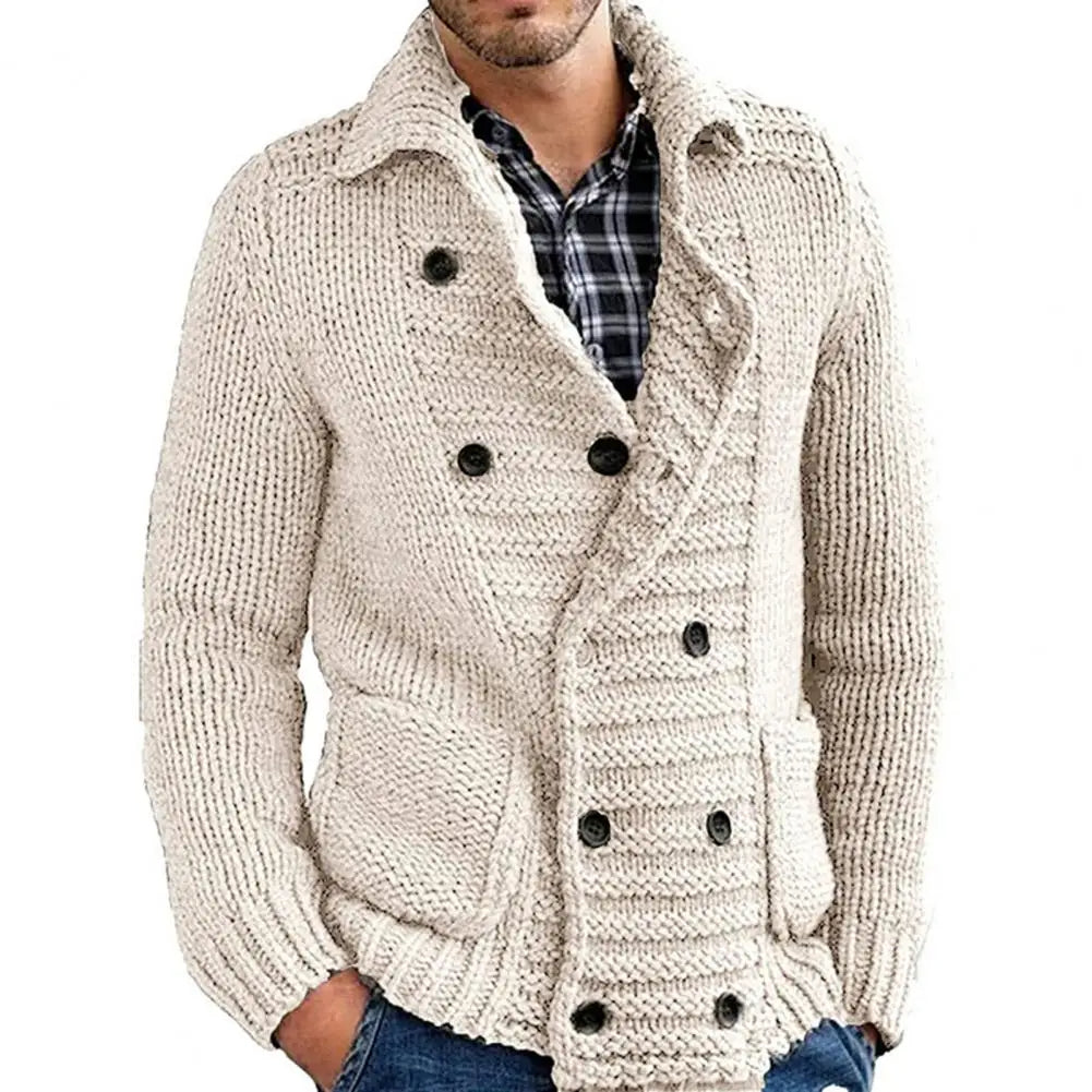 Sammy Jackson™ Vince Casual Vest | Gebreid vest met enkele rij knopen