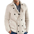 Sammy Jackson™ Vince Casual Vest | Gebreid vest met enkele rij knopen