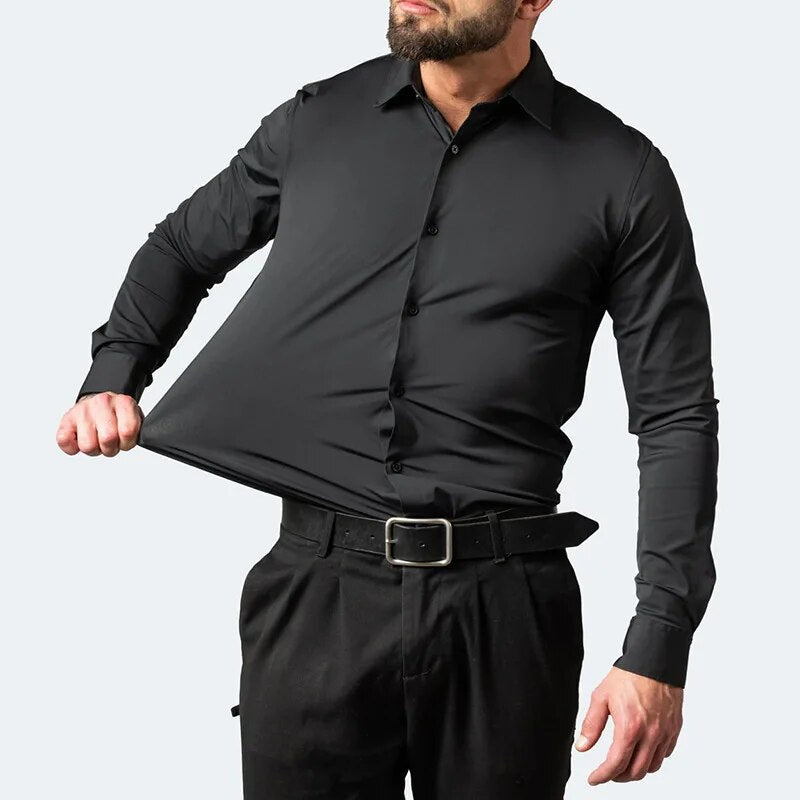 Sammy Jackson™ Business Overhemd | Dit overhemd hoef je niet te strijken!