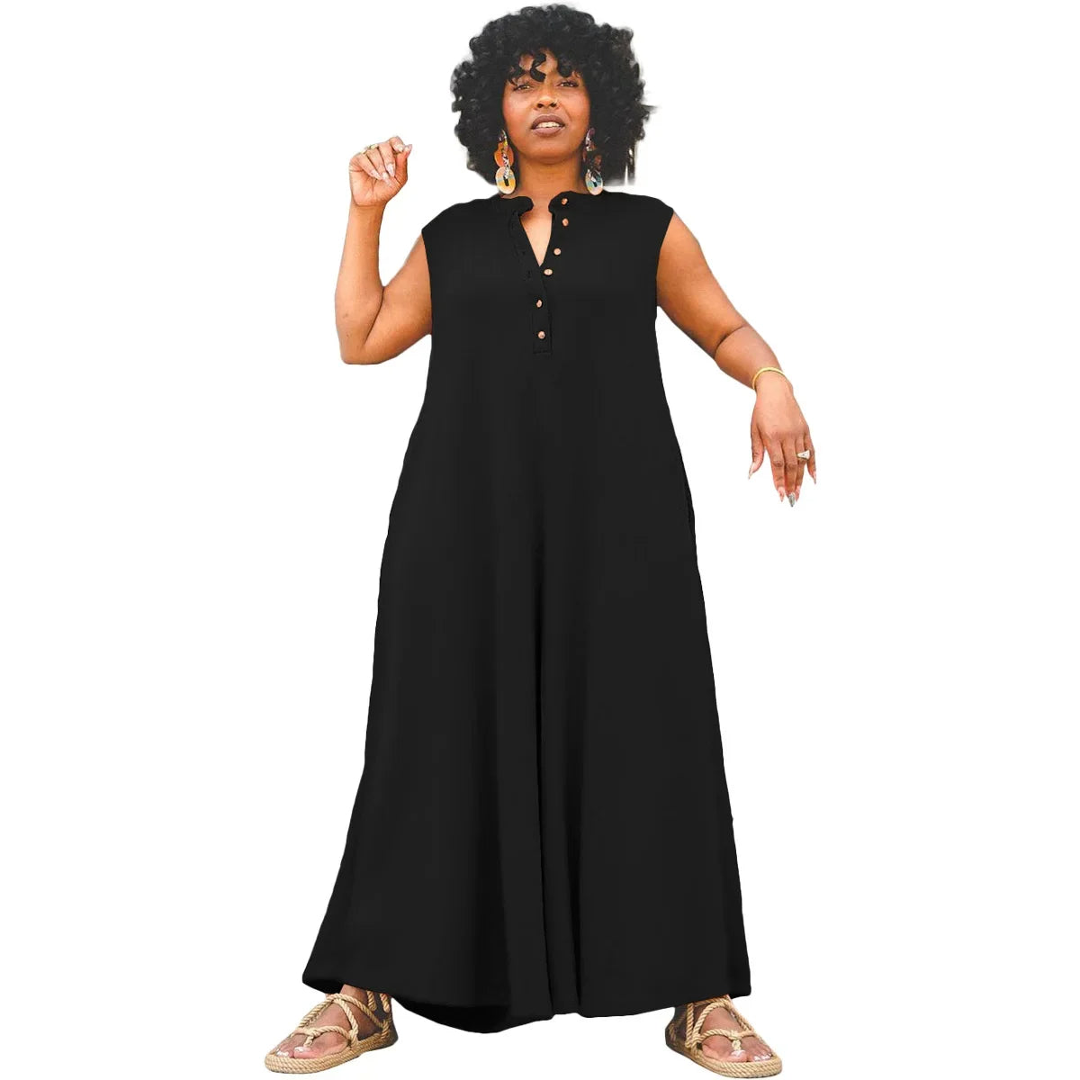 Sammy Jackson™ Jill Plus Size Jumpsuit | Stijlvol & Casual