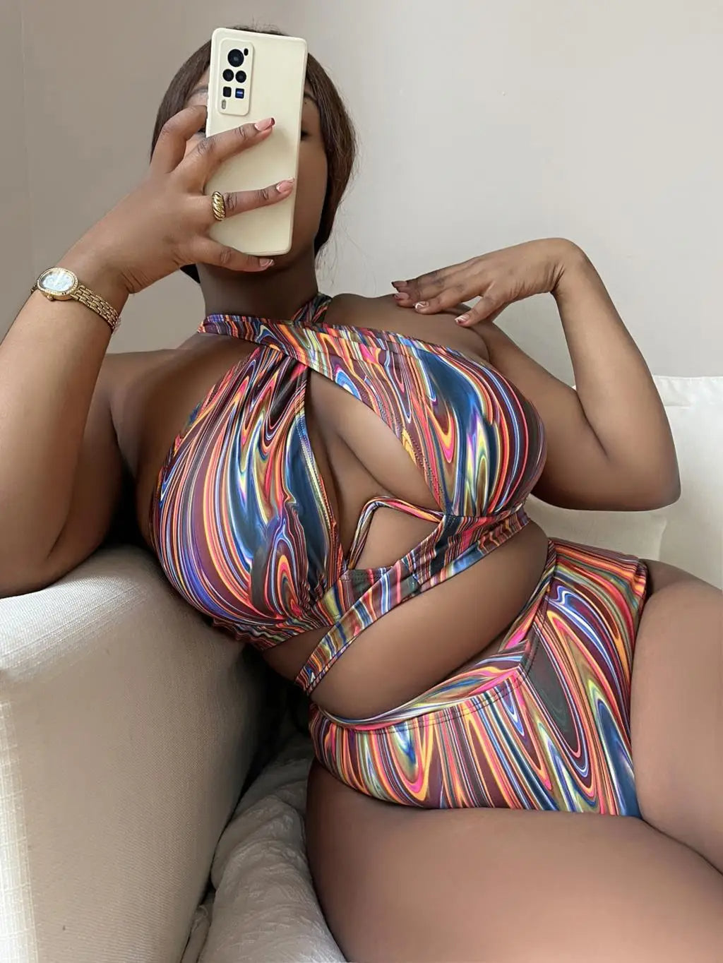 Sammy Jackson™ Carmina Plus-Size Bikini | Stijlvol & Flatterend