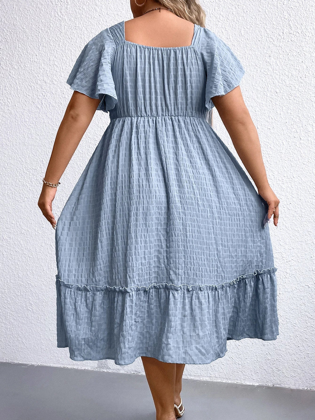 Sammy Jackson™ Zandra Plus-Size Zomerjurk | Vintage & Stijlvol