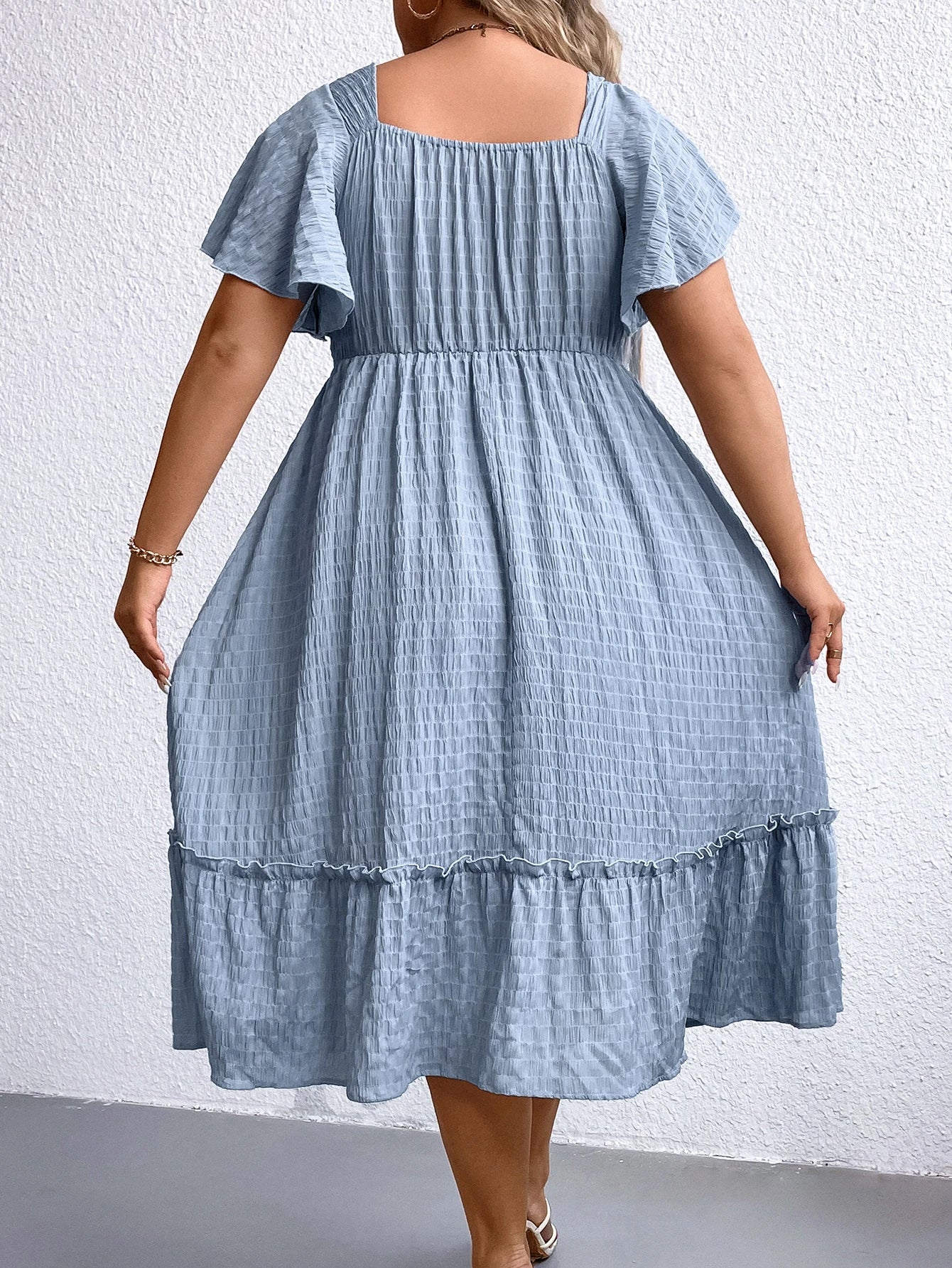 Sammy Jackson™ Zandra Plus-Size Zomerjurk | Vintage & Stijlvol