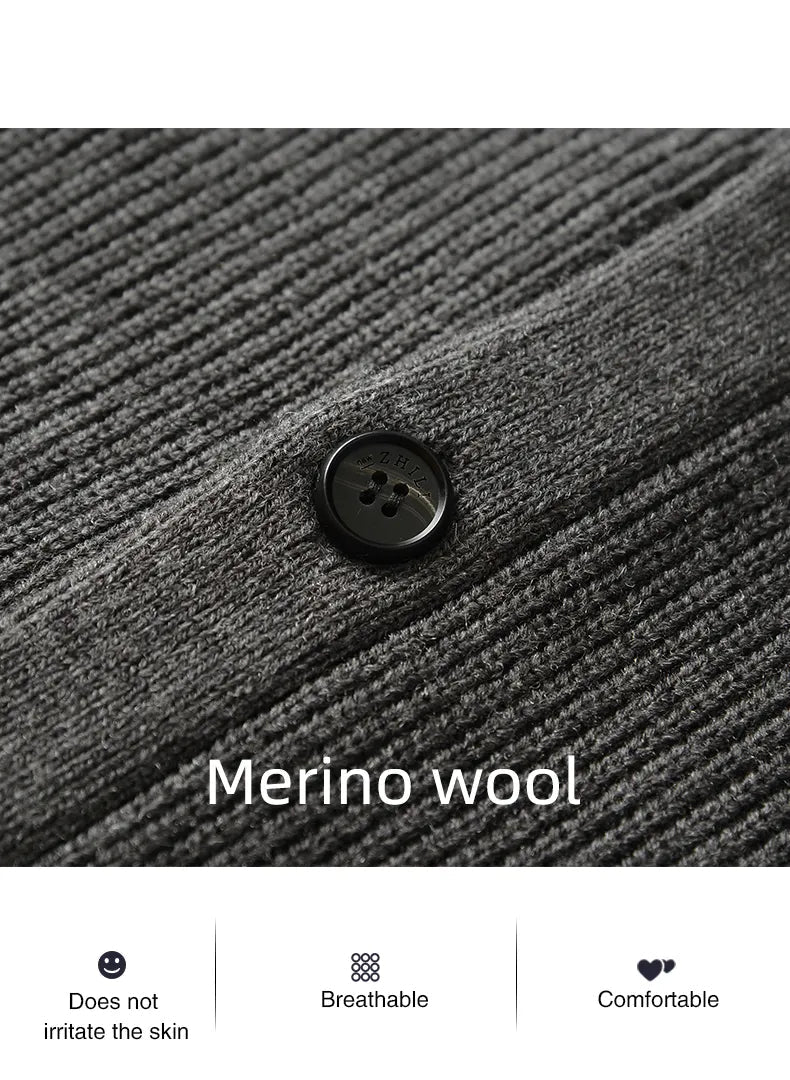 Sammy Jackson™ Rens Merinowol Vest | Geknoopt vest