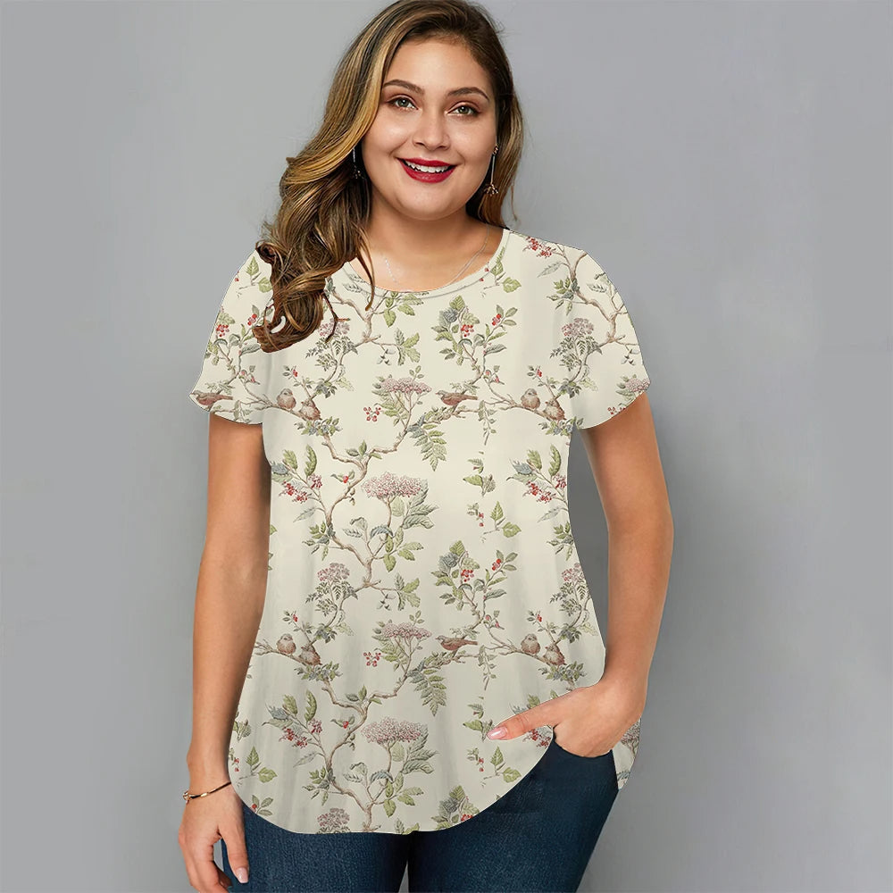 Sammy Jackson™ Loïs Plus-Size T-Shirt | Vrolijk & Zomers