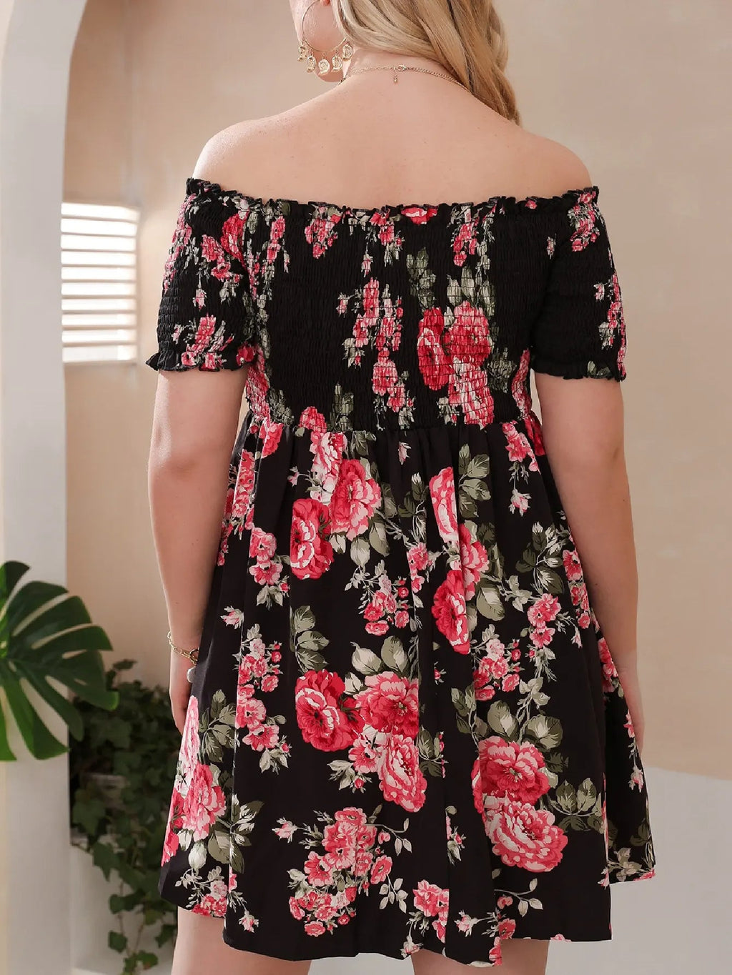 Sammy Jackson™ Lolita Off-Shoulder Zomerjurk | Stijlvol & Fleurig