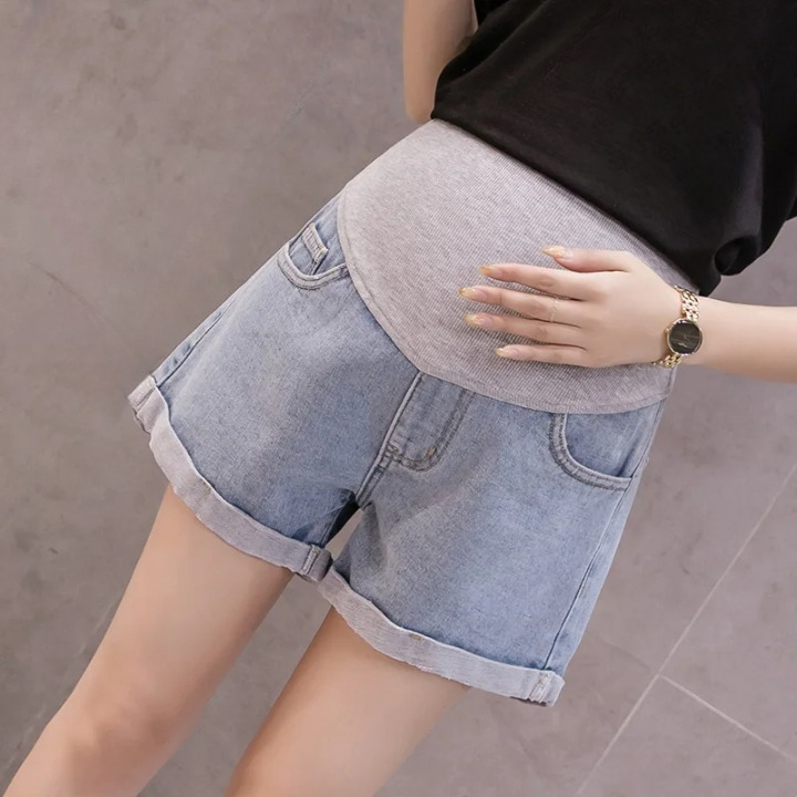 Sammy Jackson™ Natasja Zwangerschapsshort | Denim & Comfortabel