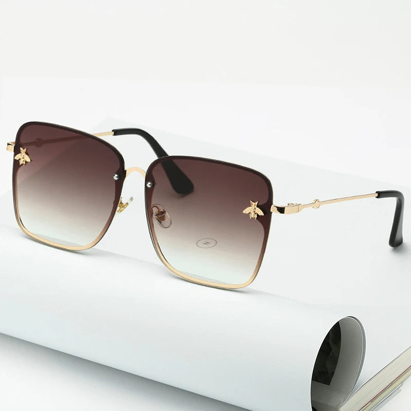Sammy Jackson™ Charlotte Zonnebril | Oversized & Randloos