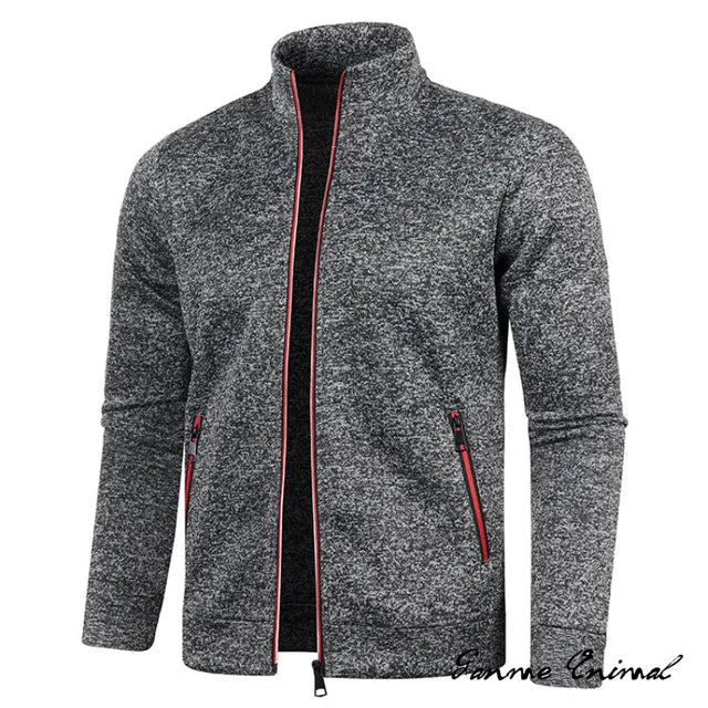 Sammy Jackson™ Sweatvest | Sweatshirt met omgeslagen kraag