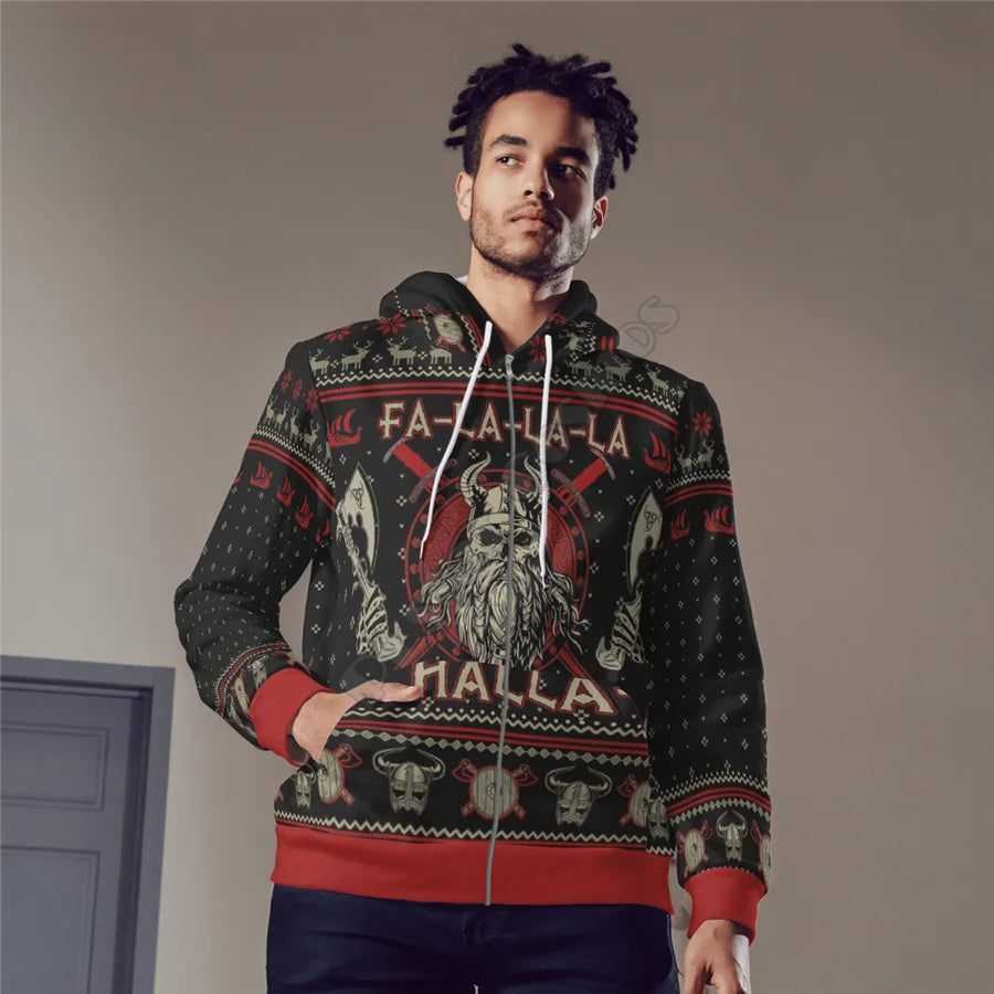 Sammy Jackson™ Viking Kersttrui | YuleTattoo kersttrui