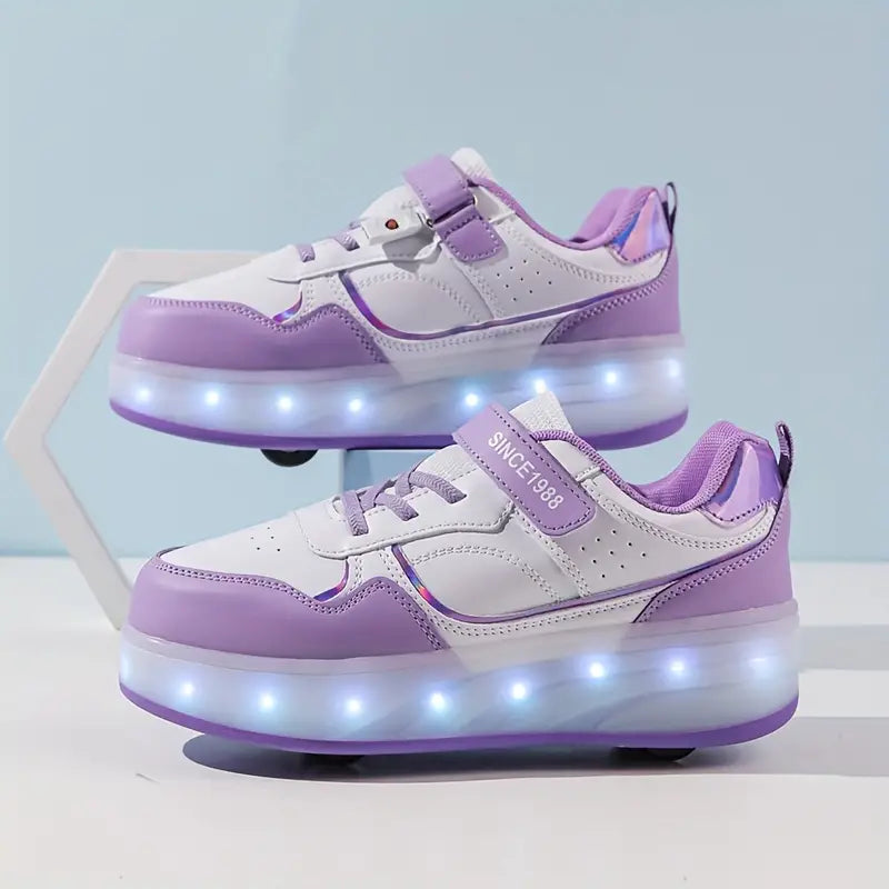 Glijd in Stijl met Velo – Sneakers met Wieltjes en Lichtgevende Zolen
