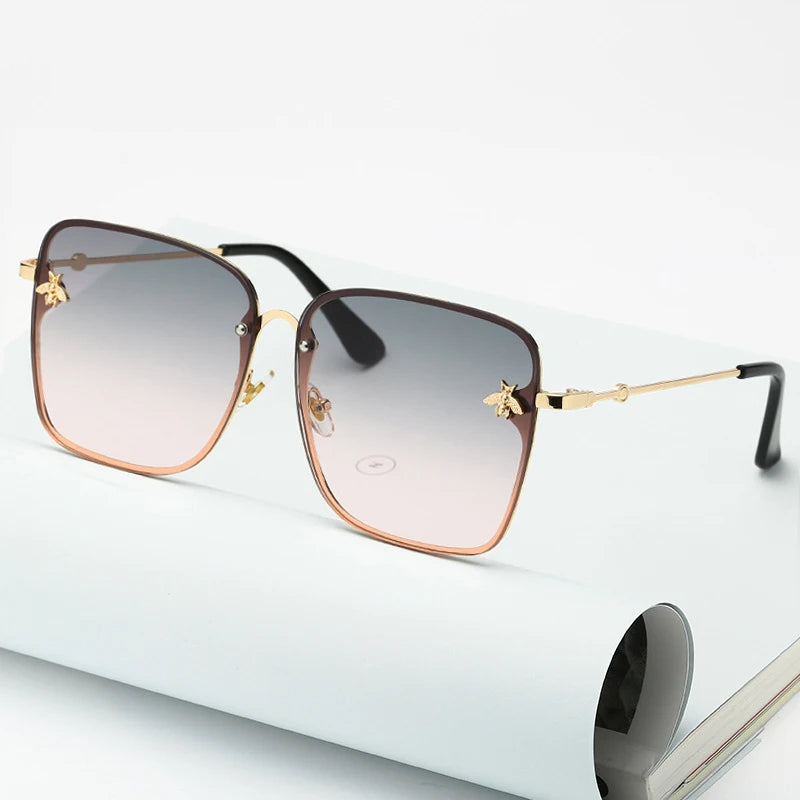 Sammy Jackson™ Charlotte Zonnebril | Oversized & Randloos