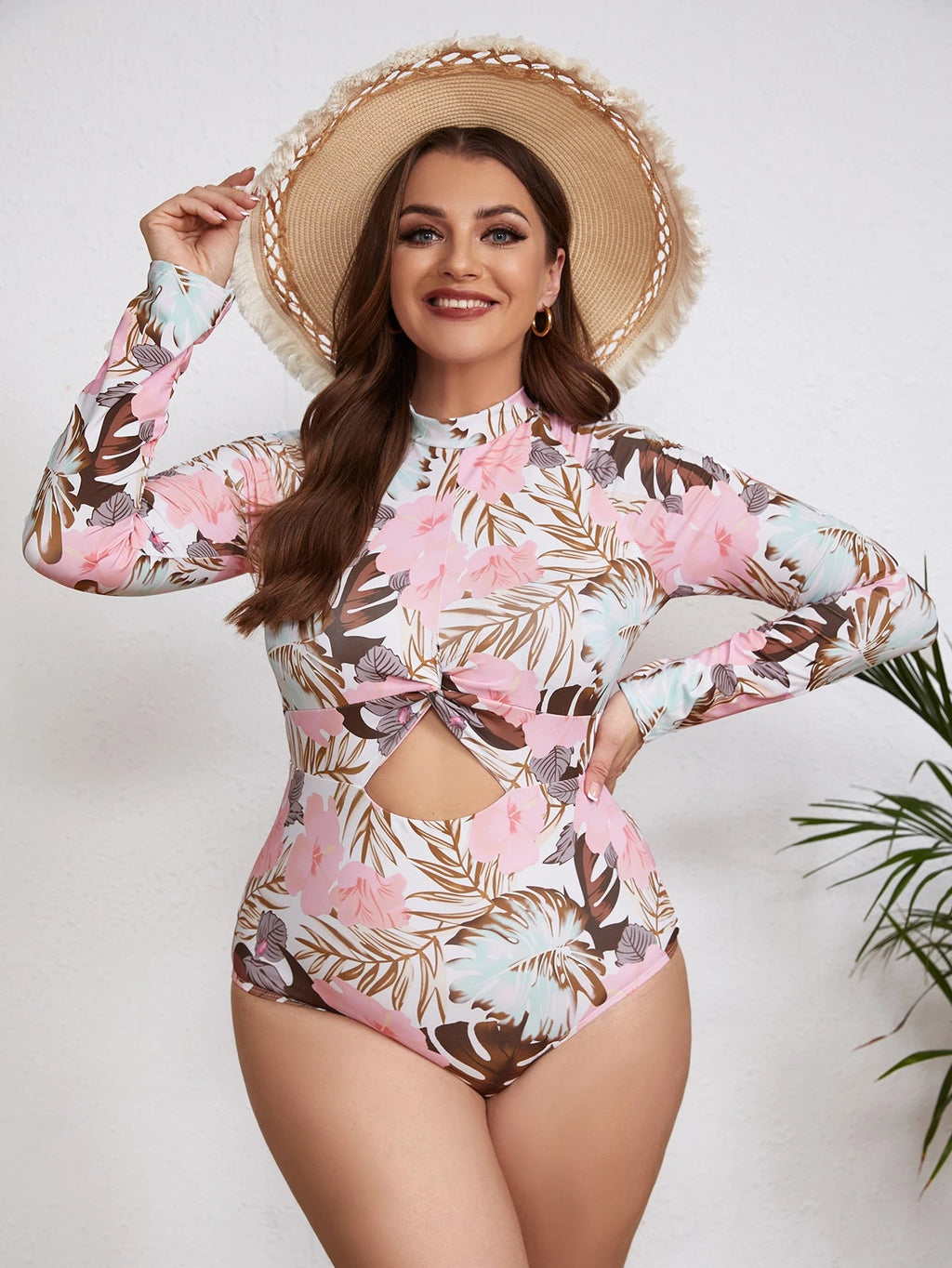 Sammy Jackson™ Veerle Plus-Size Vintage Badpak | Uniek & Trendy