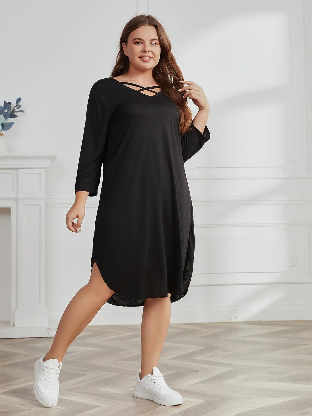 Sammy Jackson™ Gemma Plus-Size Zomerjurk | Casual & Stijlvol