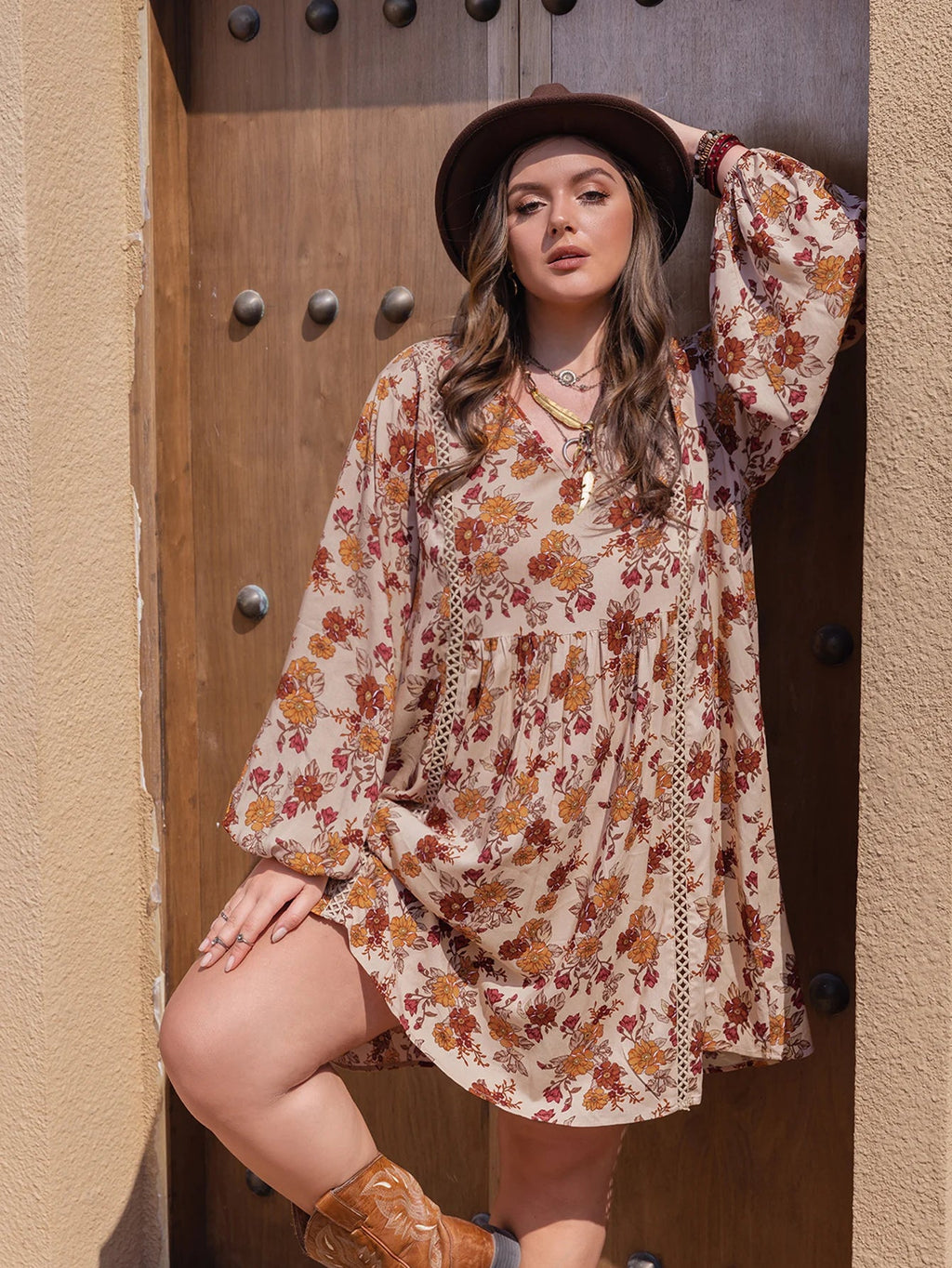 Sammy Jackson™ Jennifer Plus-Size Zomerjurk | Rustiek & Casual