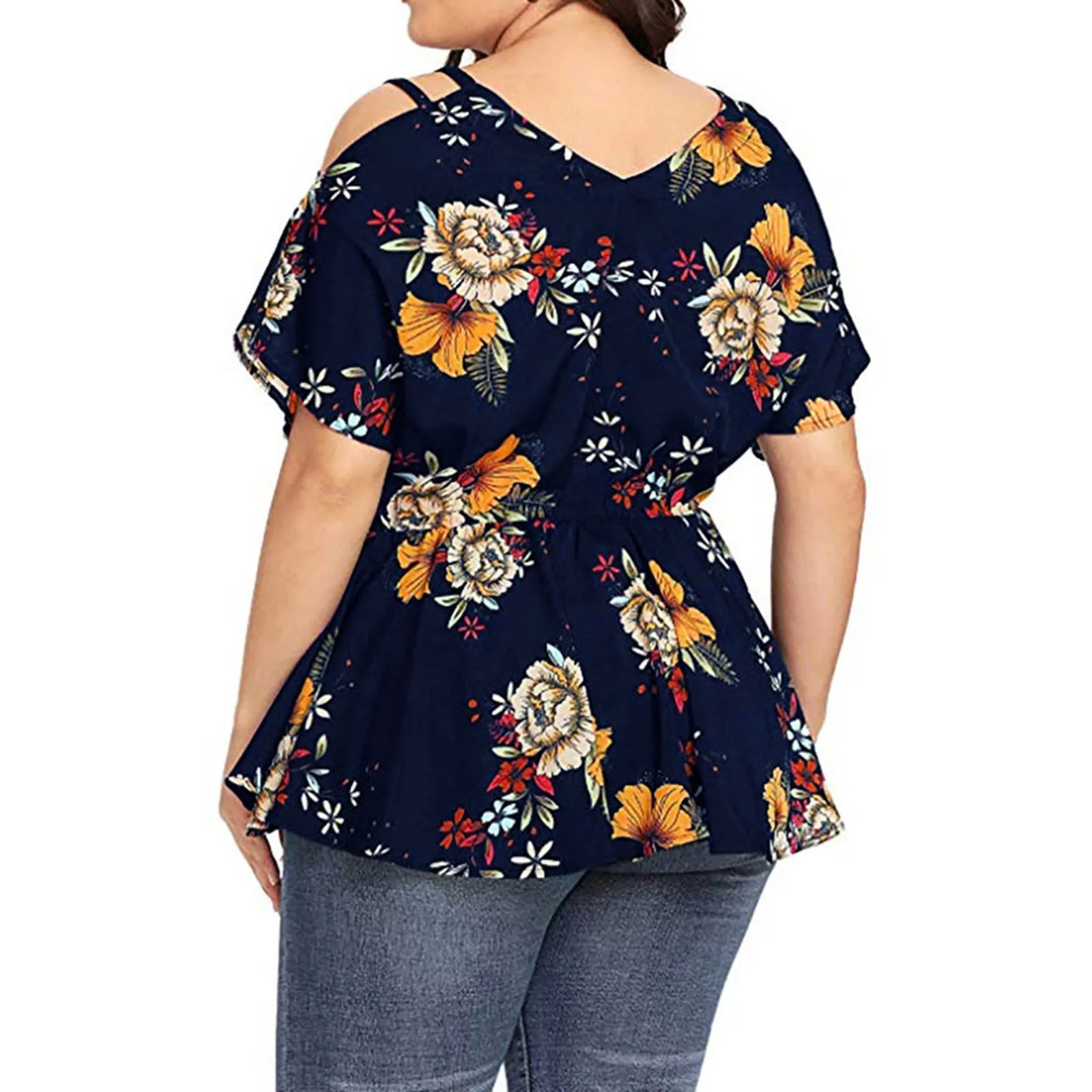Sammy Jackson™ Indy Plus-Size Top | Kleurrijk & Stijlvol