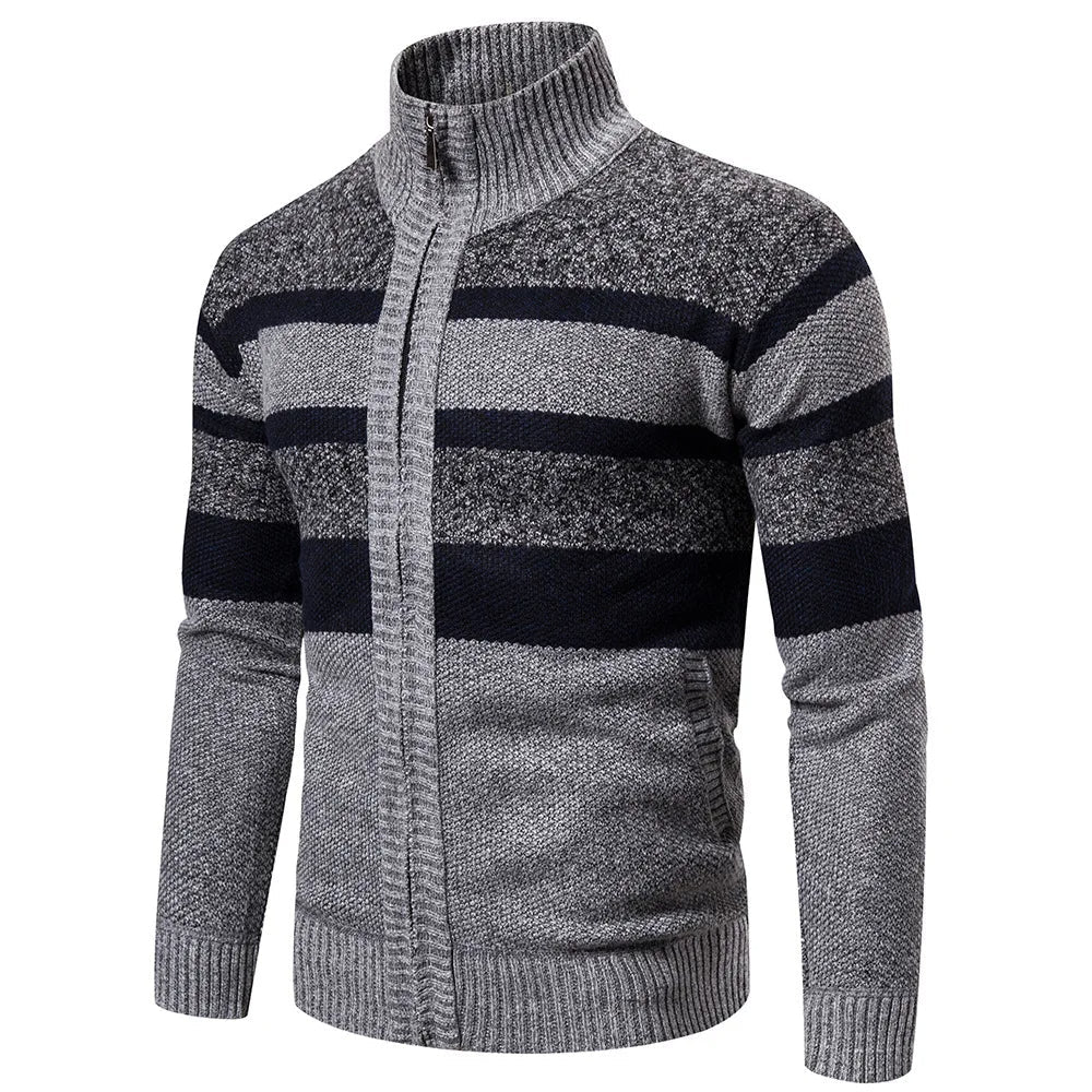 Sammy Jackson™ Nolan Wintervest | Gestreept slimfit vest