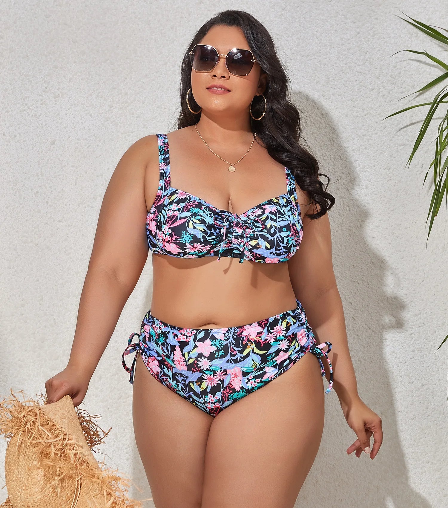 Sammy Jackson™ Adele Plus-Size Bikini | Kleurrijk & Stijlvol