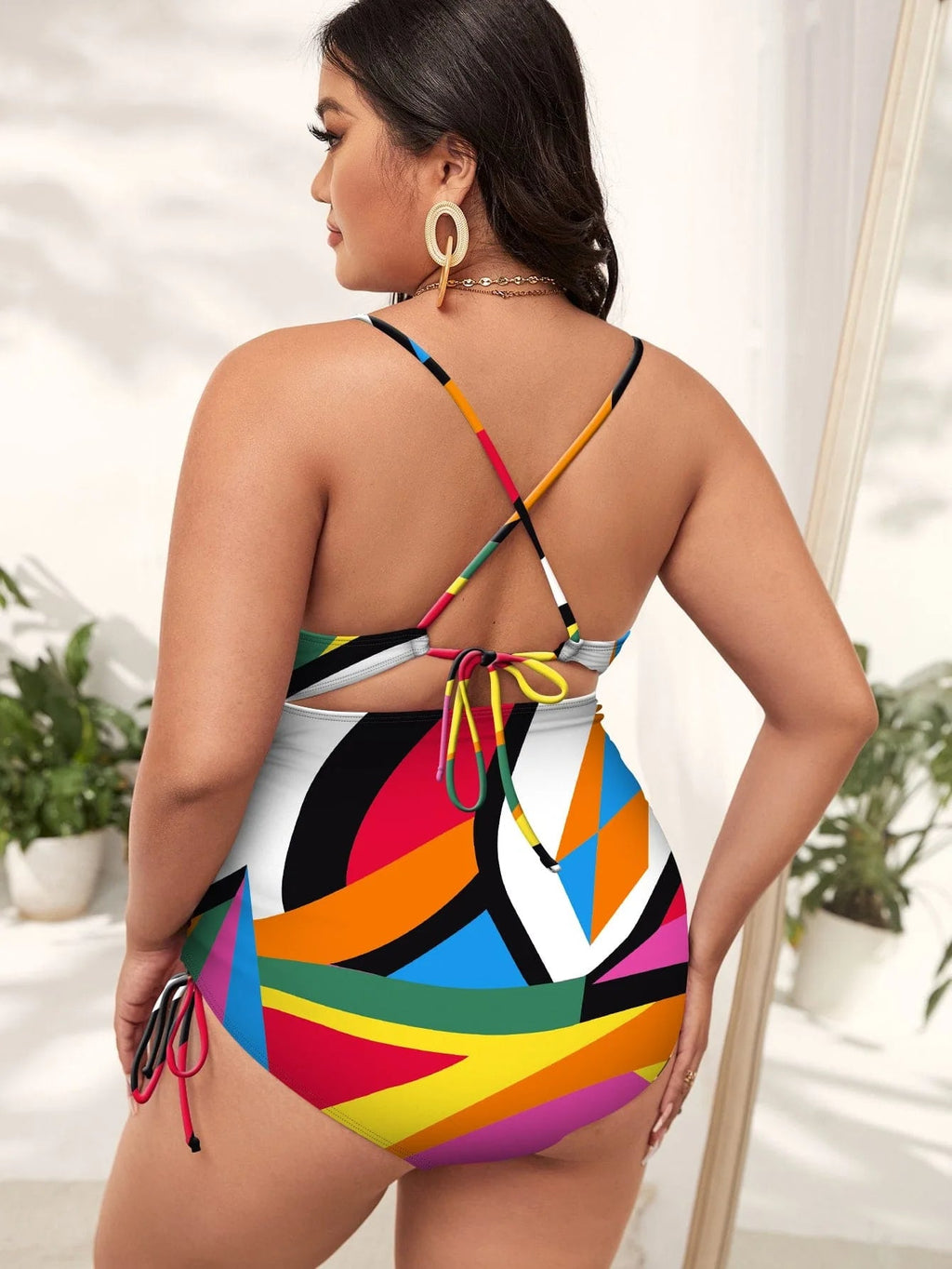 Sammy Jackson™ Jewel Plus-Size Badpak | Kleurrijk & Trendy