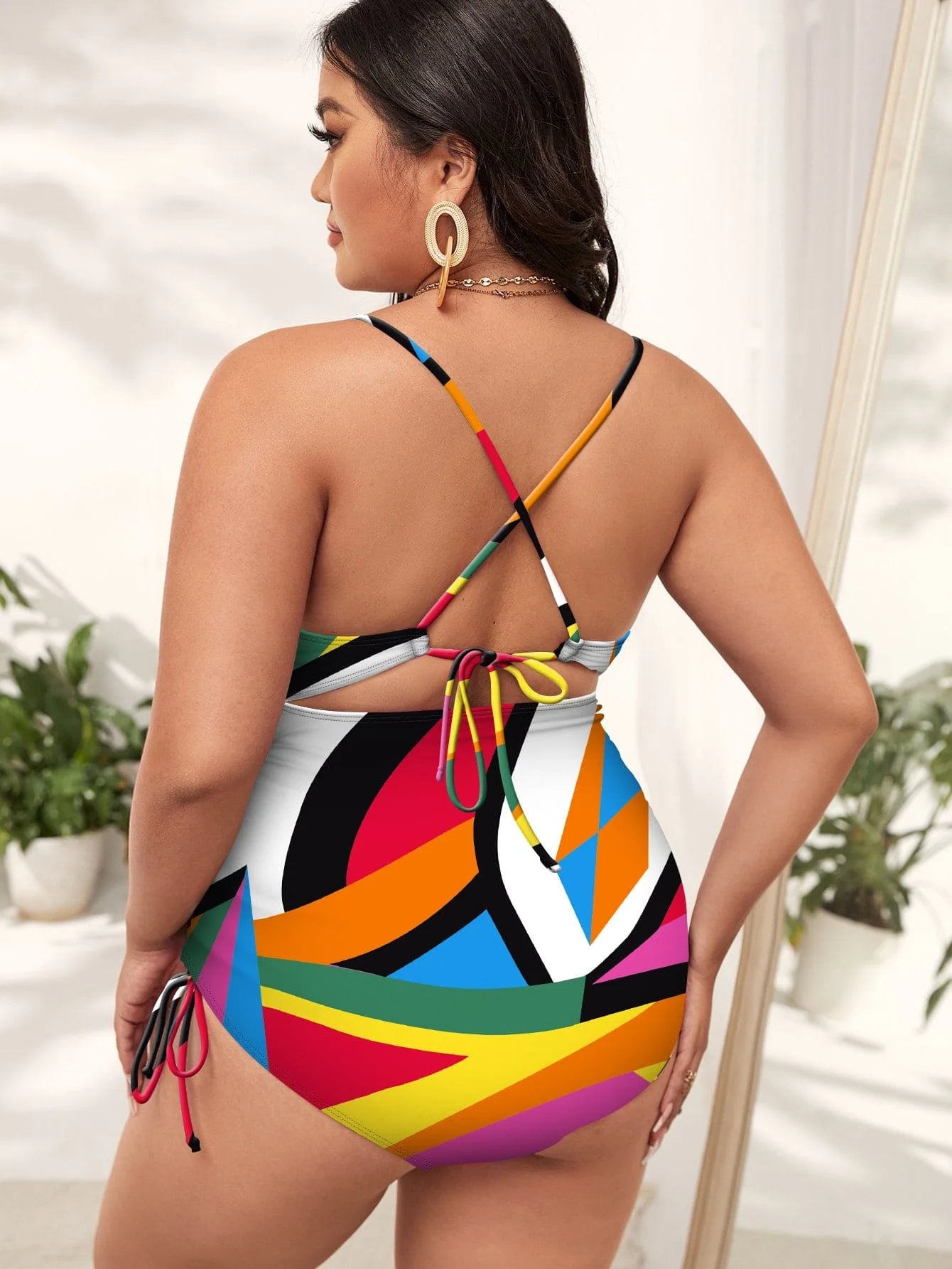 Sammy Jackson™ Jewel Plus-Size Badpak | Kleurrijk & Trendy