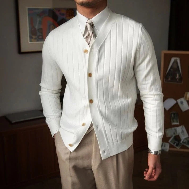 Sammy Jackson™ Tijn Gebreid Vest | Stijlvol slim-fit vest
