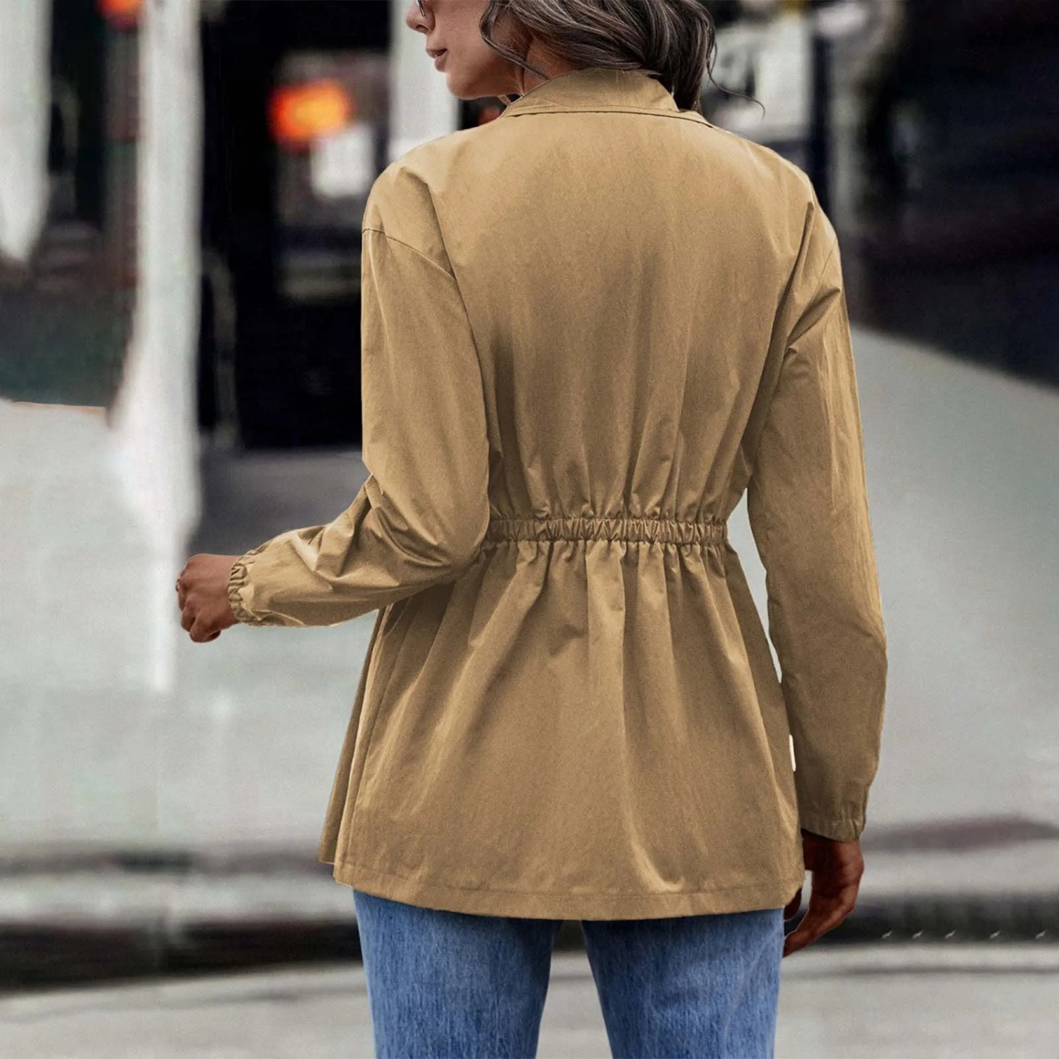 Vintage Dames Zomerjas met Hoge Taille – Delora