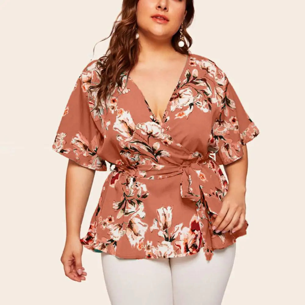 Sammy Jackson™ Fenna Plus-Size Top | Kleurrijk & Veelzijdig