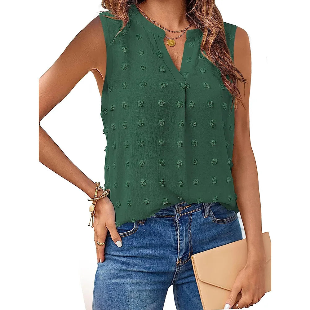 Sammy Jackson™ Selina Top | Mouwloos & Trendy