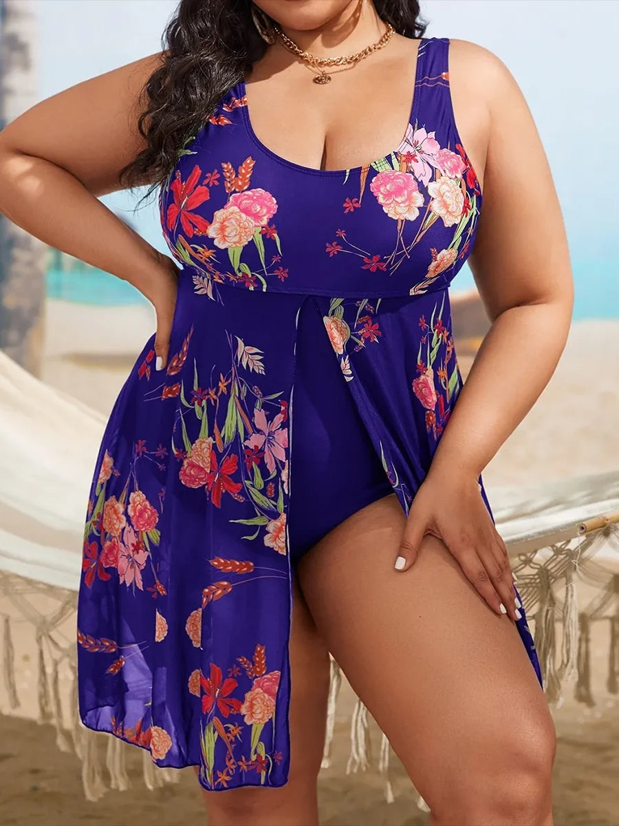 Sammy Jackson™ Sophie Plus-Size Badpak | Tropisch & Trendy