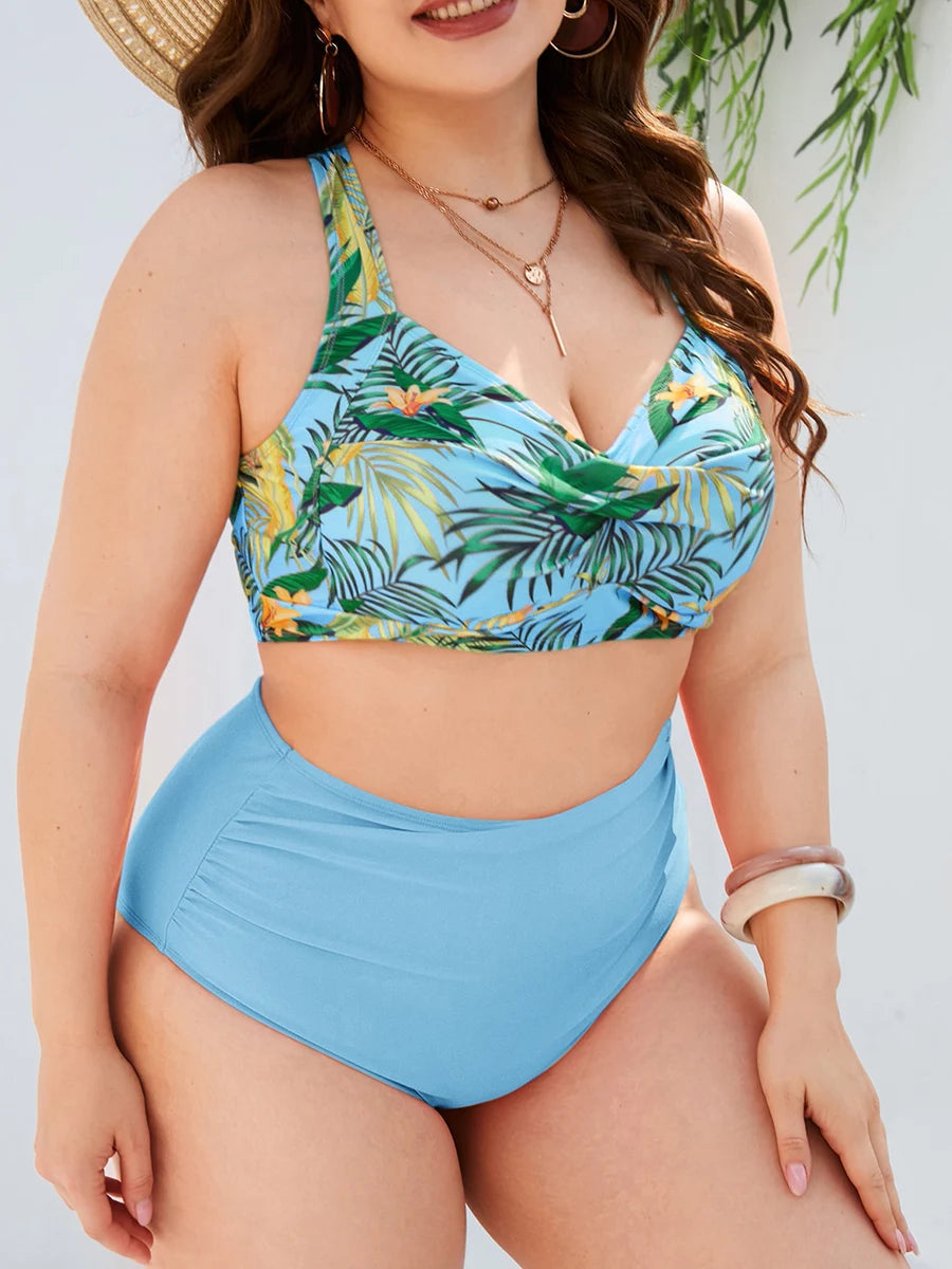 Sammy Jackson™ Ylona Plus-Size Bikini | Vrolijk & Flatterend