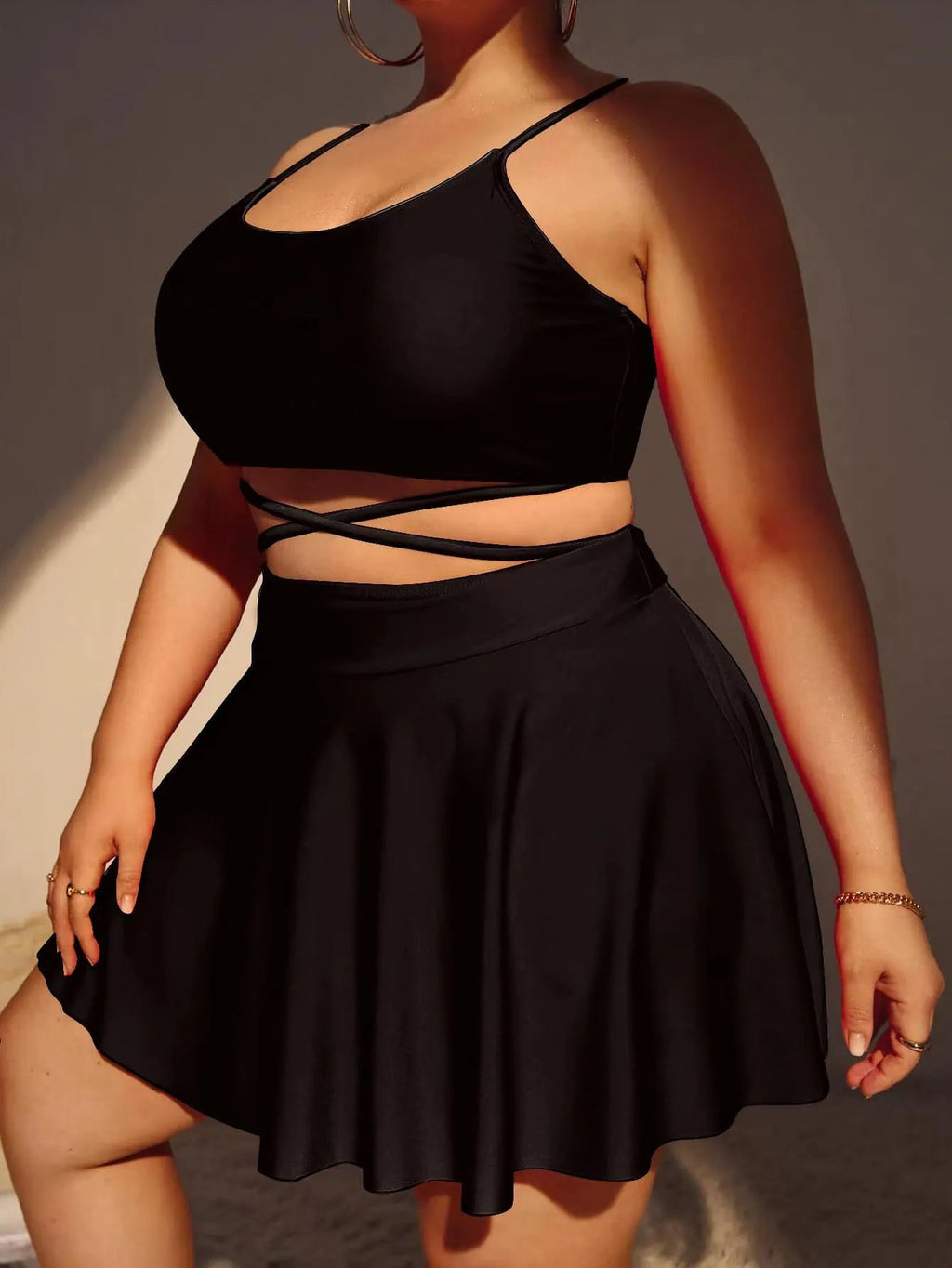 Sammy Jackson™ Fiona Plus-Size Bikini Set | Driedelig & Stijlvol