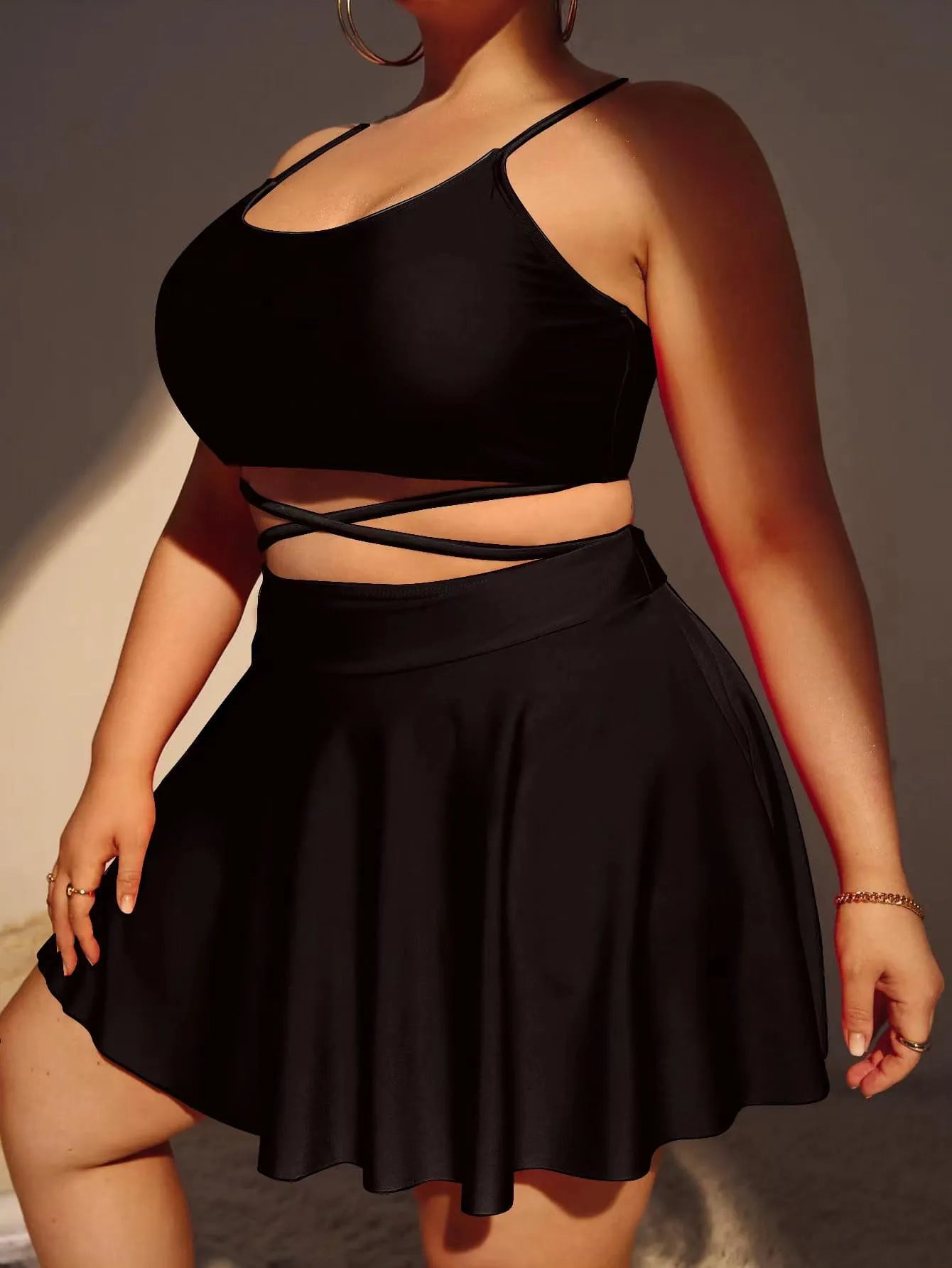 Sammy Jackson™ Fiona Plus-Size Bikini Set | Driedelig & Stijlvol