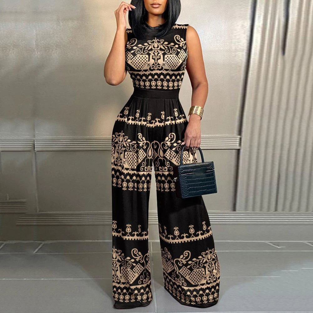 Sammy Jackson™ Liv Plus Size Jumpsuit | Mouwloos & Trendy