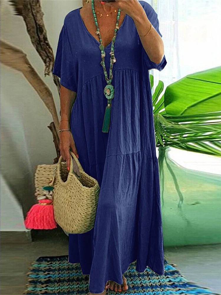 Sammy Jackson™ Elizabeth Plus-Size Zomerjurk | Casual & Trendy