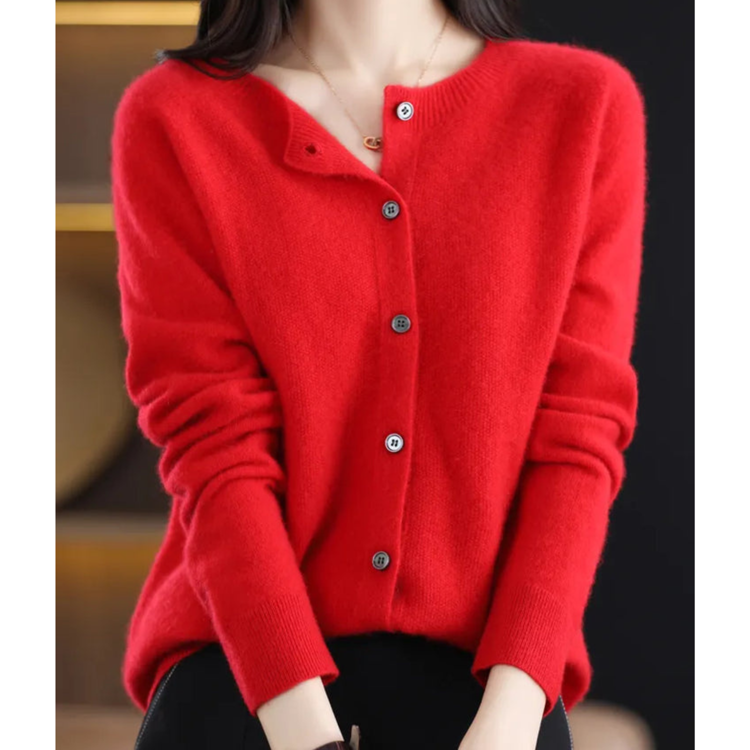 Dames Ronde Hals Vest – Amalia