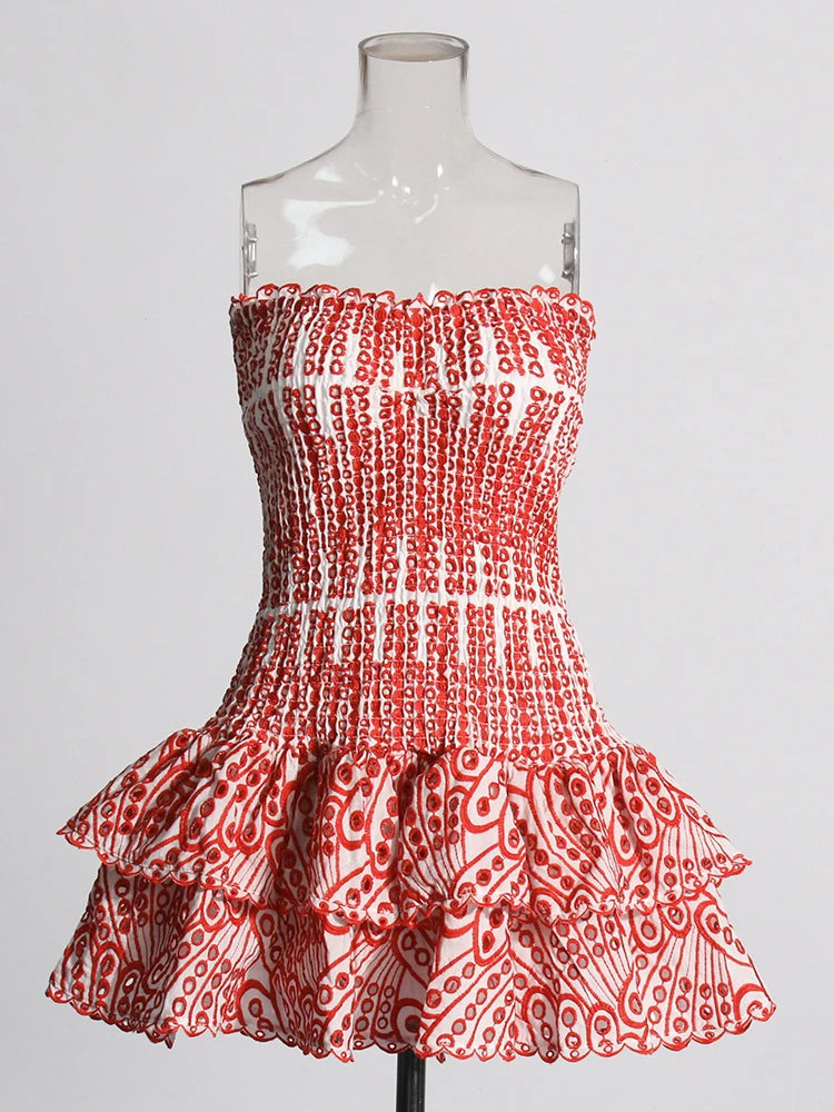 Sammy Jackson™ Mila Mini Feestjurk | Strapless & Trendy