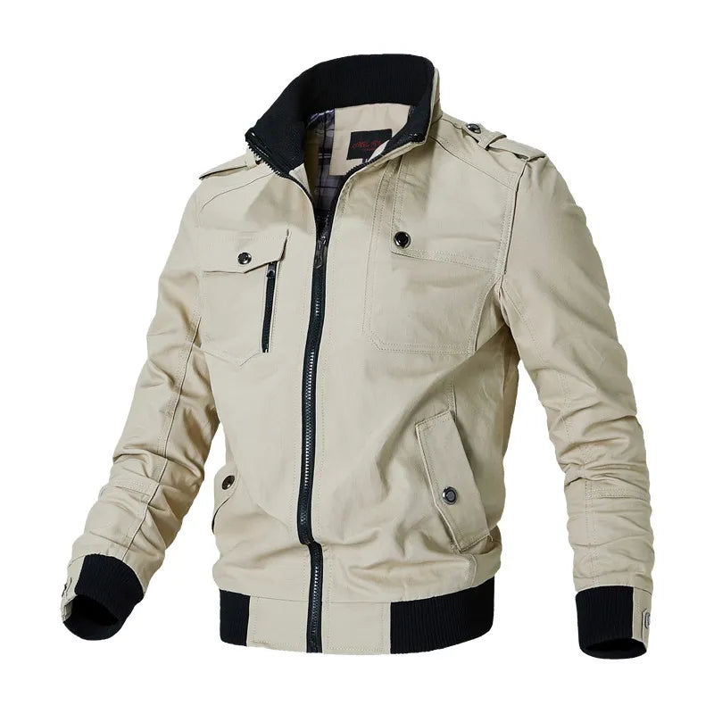 Sammy Jackson™ Slim Fit Windjack | Militaire stijl voor elke dag