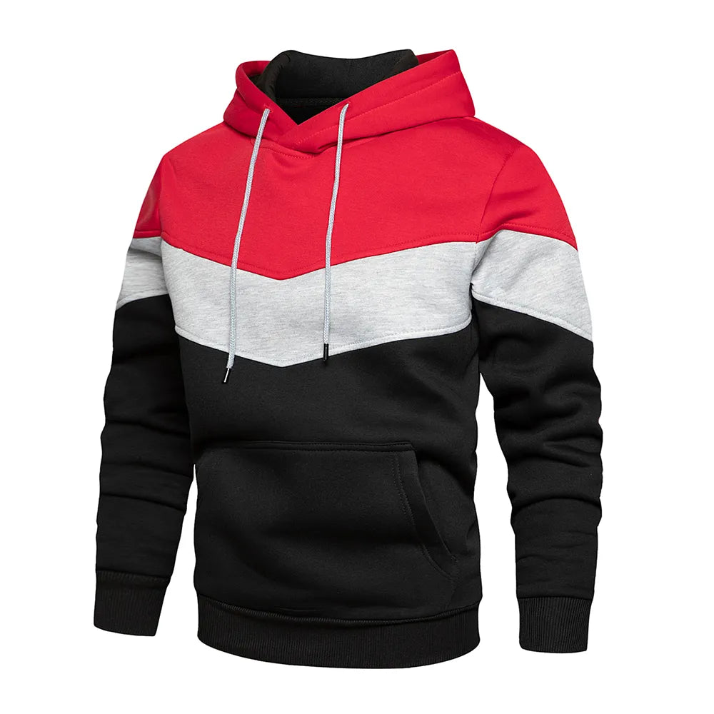 Sammy Jackson™ Patchwork Hoodie | Warme fleece-streetwear