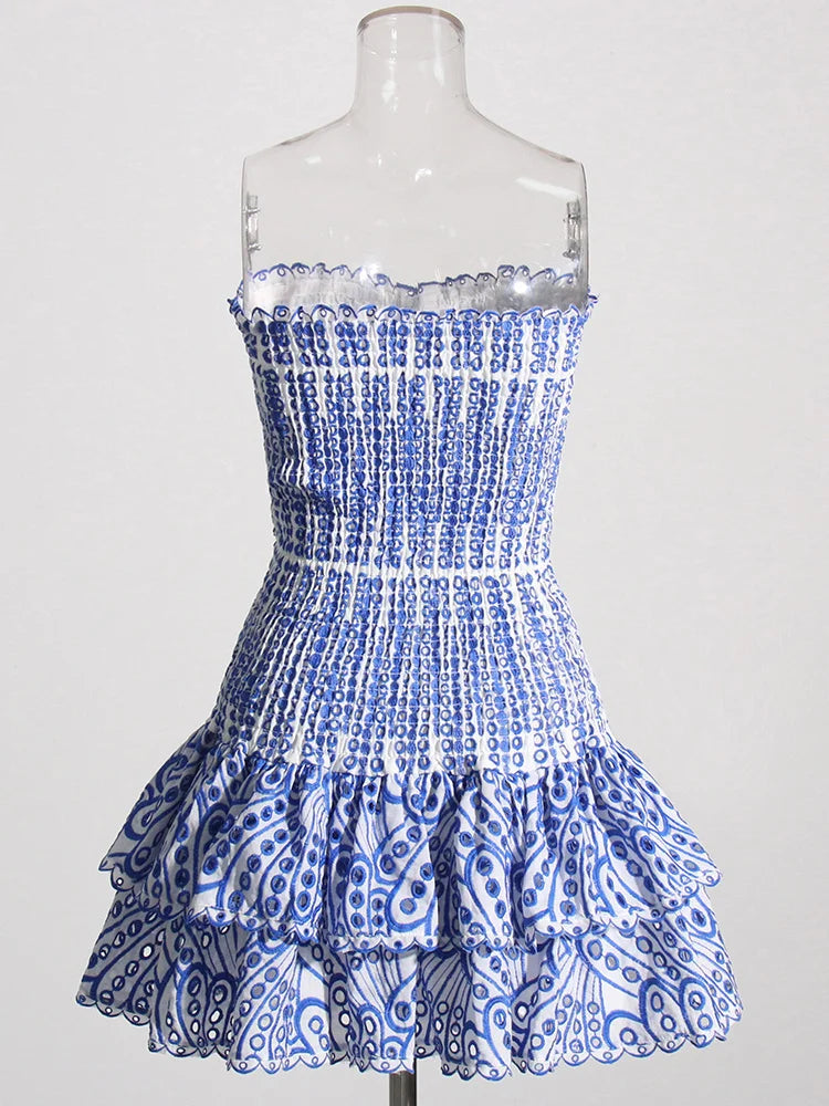Sammy Jackson™ Mila Mini Feestjurk | Strapless & Trendy