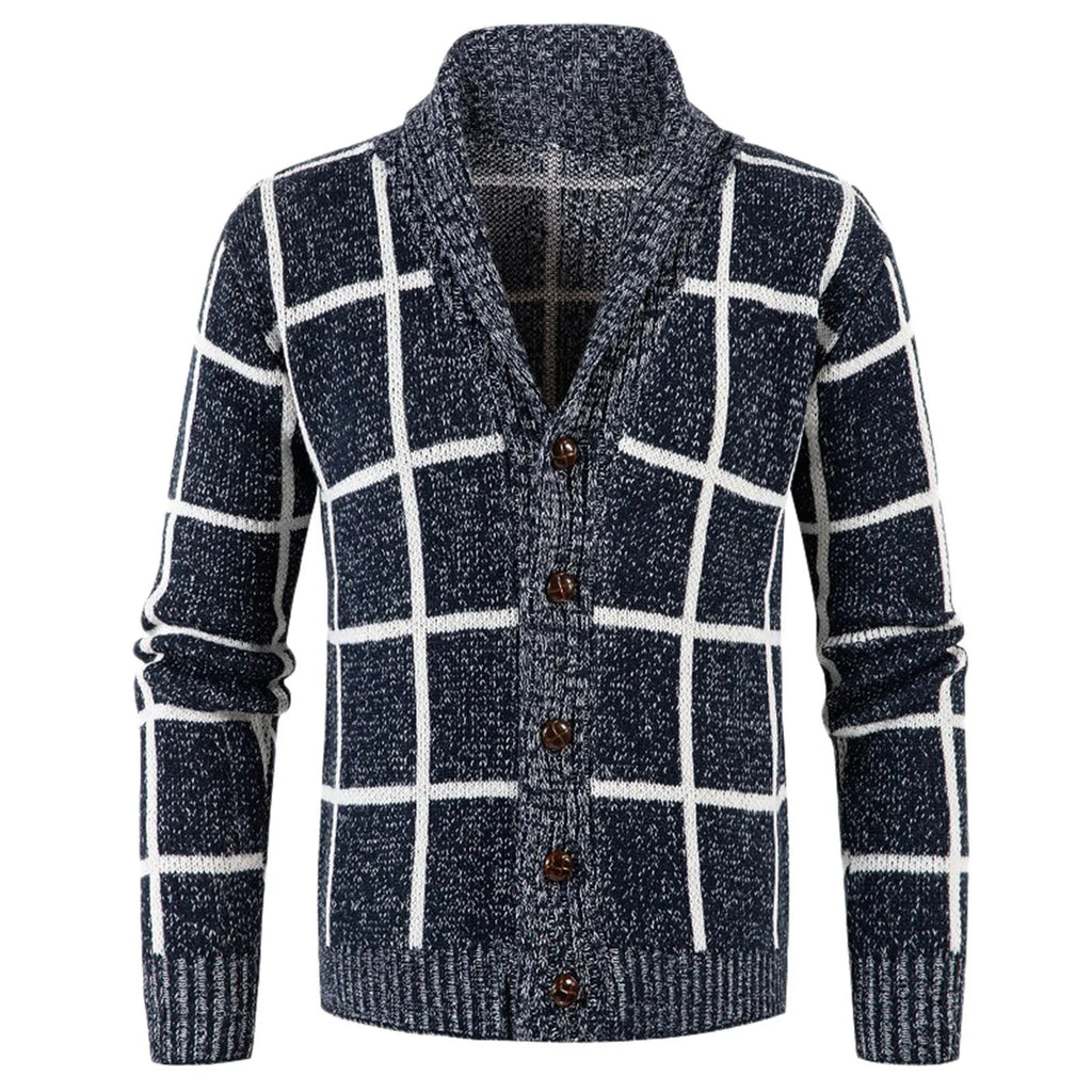 Sammy Jackson™ Jip Gebreid Vest | Trendy geruit vest voor elke gelegenheid