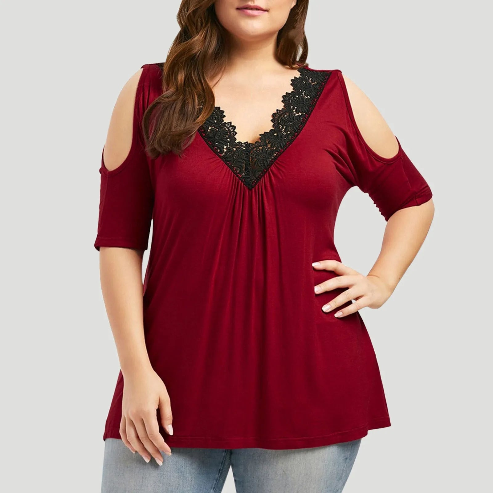 Sammy Jackson™ Iris Plus-Size Blouse | Stijlvol & Comfortabel