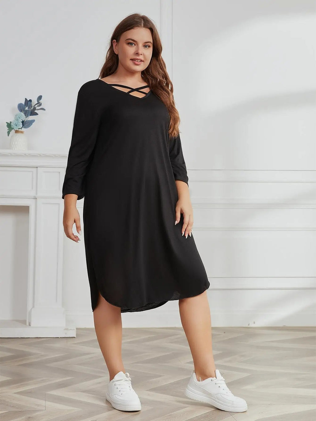 Sammy Jackson™ Gemma Plus-Size Zomerjurk | Casual & Stijlvol