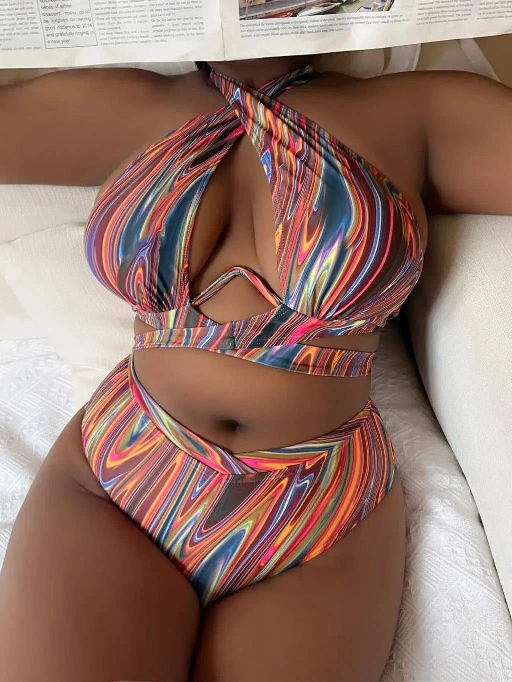Sammy Jackson™ Carmina Plus-Size Bikini | Stijlvol & Flatterend