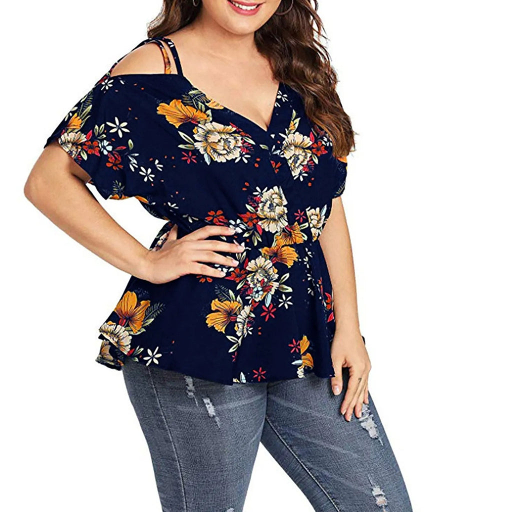 Sammy Jackson™ Indy Plus-Size Top | Kleurrijk & Stijlvol