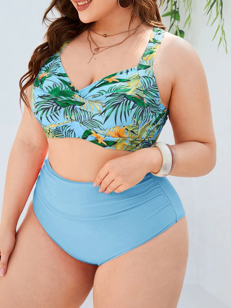 Sammy Jackson™ Ylona Plus-Size Bikini | Vrolijk & Flatterend