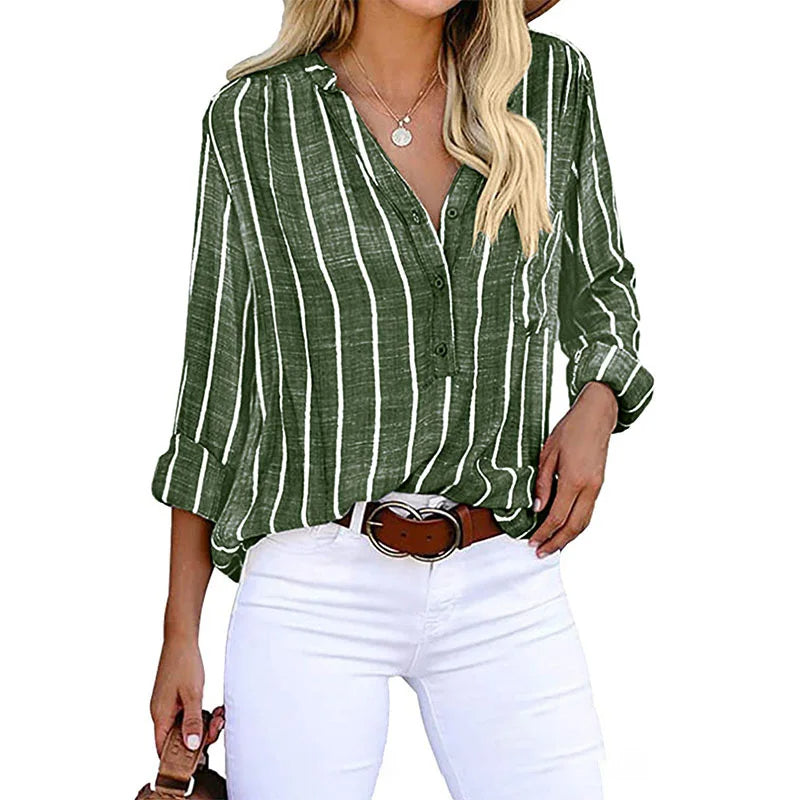Sammy Jackson™ Elise Blouse | Vintage & Gestreept